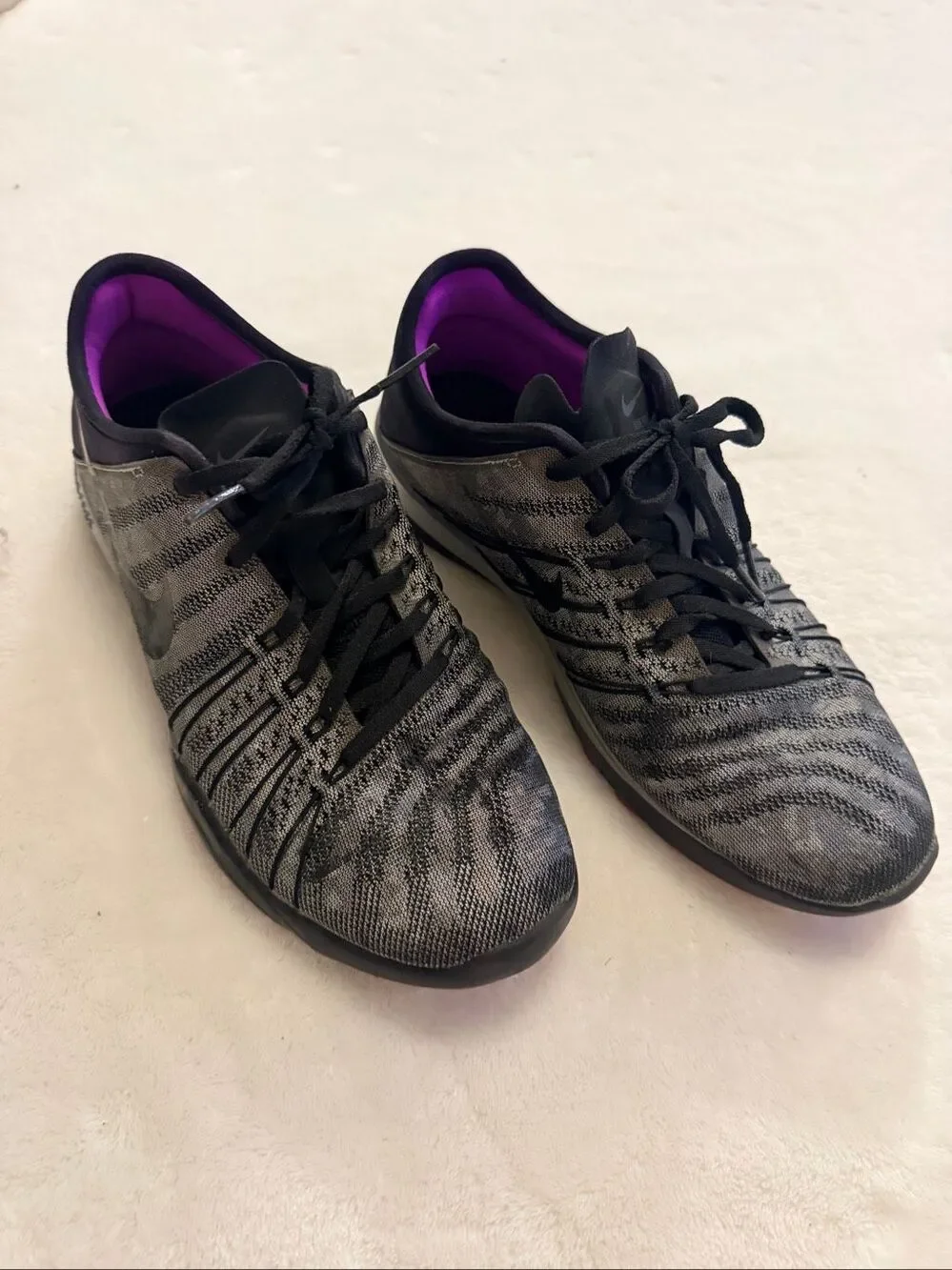 Nike Free TR 6 Metallic Training Shoes Gray Pink Women’s 7